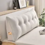 Cuscino per testiera bianco
